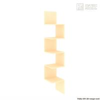 Полка настенная для книг КортексМебель КМ 28 (Венге светлый)