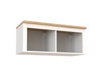 Полка навесная Новус Индустри САГА 2.08.17.140.14 (Белый/Ясень)