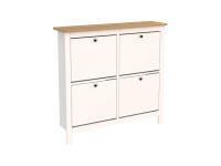 Тумба Новус Индустри для обуви  САГА 2.08.10.180.14 (Белый/Ясень)