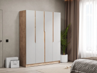 Шкаф Элигард AURA 4D (Дуб вотан/Дымчатый алмаз)