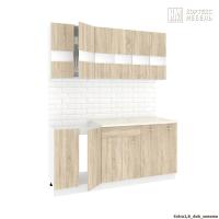 Кухня КортексМебель Корнелия ЭКСТРА 1,8 (Дуб сонома/Мадрид)