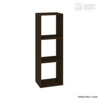 Стеллаж КортексМебель ДЕЛЬТА-3 36х105 (Венге тёмный)