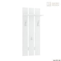 Вешалка в прихожую КортексМебель ЛАРА ВП1 (Белый)