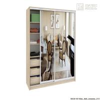 Шкаф КортексМебель Сенатор ШК10-45 классика ЗЗ (Дуб сонома)