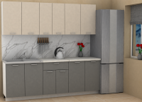 Кухня ЭлиГард LION 2,2 (Персидский жемчуг/Дымчатый алмаз/Королевский опал)