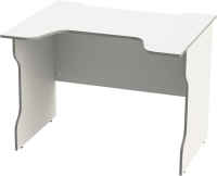 Стол компьютерный Mebelain ВАРДИГ К2 Белый/серебристый