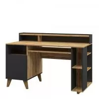 СКАНДИ МН-036-25(1) Стол (Дуб Вотан + Графит)