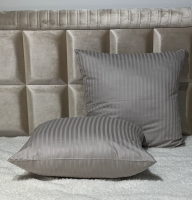 Комплект наволочек 70*70 страйп-сатин (Латте)