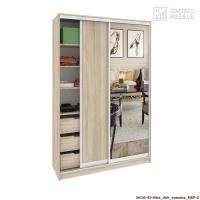 Шкаф КортексМебель Сенатор ШК10-45 классика ДЗ (Дуб сонома)