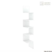 Полка настенная КортексМебель для книг КМ 28 (Белый)