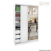 Шкаф КортексМебель Сенатор ШК12-45 классика ДЗ (Белый)