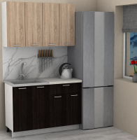 Кухня ЭлиГард LION 1,2 (Дуб сонома/Дуб марбург/Королевский опал)