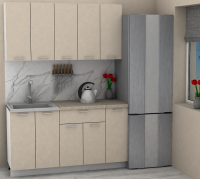 Кухня ЭлиГард LION 1,5 (Персидский жемчуг/Малага)