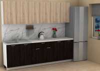 Кухня ЭлиГард LION 2,4 (Дуб сонома/Дуб марбург/Королевский опал)