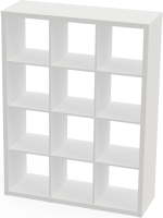 Стеллаж Mebelain ФОРА 12 Белый