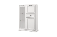 Шкаф с витриной anrex SEVILLA 1V2D1S (Белый)
