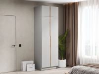 Шкаф Элигард AURA 2Da (Дымчатый алмаз)