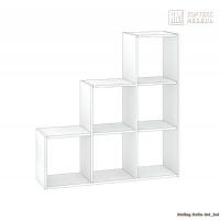 Стеллаж КортексМебель ДЕЛЬТА-6ст 105х105 (Белый)