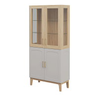 Шкаф Мебель-Неман Танаро МН-058-02 (Кашемир/Гикори рокфорд натуральный)