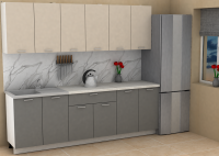 Кухня ЭлиГард LION 2,4 (Персидский жемчуг/Дымчатый алмаз/Королевский опал)