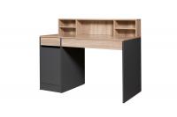 Стол компьютерный МебельКласс Сити-2 (Антрацит-Дуб Сонома)