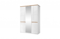 Шкаф anrex TAURUS 3DG HZ (Белый/Дуб вотан/Белый глянец)