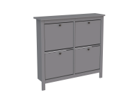 Тумба Новус Индустри для обуви  САГА 2.08.10.180.4 (Серый)