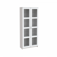 Шкаф с витриной Новус Индустри Сириус 2.02.16.560.1 (Белый)