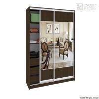 Шкаф КортексМебель Сенатор ШК10-45 геометрия (Венге тёмный)