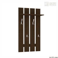 Вешалка в прихожую КортексМебель ЛАРА ВП2 (Венге тёмный)