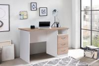 Стол компьютерный МебельКласс Альянс (Белый/Дуб сонома)