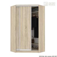 Шкаф КортексМебель Сенатор ШК30 классика угловой ДД (Дуб сонома)