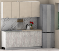 Кухня ЭлиГард LION 1,8 (Персидский жемчуг/Ледяное дерево/Малага)