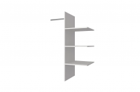 Комплект полок anrex TIFFANY 2DG2S (вудлайн кремовый)