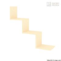 Полка настенная для книг КортексМебель КМ 27 (Венге светлый)