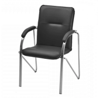 Кресло SitUp SAMBA Chrome экокожа (черный)