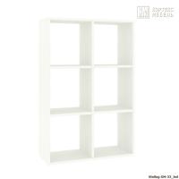 Стеллаж КортексМебель КМ 33 6-секций (Бельй)
