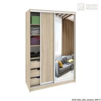 Шкаф КортексМебель Сенатор ШК10 классика ДЗ (Дуб сонома)