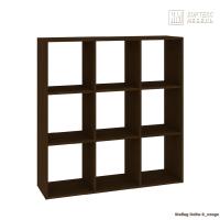 Стеллаж КортексМебель ДЕЛЬТА-9 105х105 (Венге тёмный)