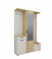 Шкаф комбинированный Интерлиния Вита-7 (Персидский жемчуг/Дуб золотой)