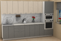 Кухня ЭлиГард LION 3,0 (Персидский жемчуг/Дымчатый алмаз/Королевский опал)