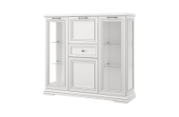 Шкаф с витриной anrex SEVILLA 2V2D1S (Белый)