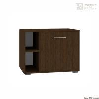 Тумба для обуви КортексМебель ЛАРА ТП3 (Венге тёмный)