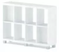 Стеллаж Элигард EL 4 СП04 белый матовый