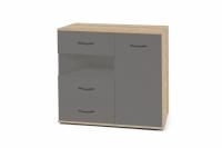 Комод МебельКласс Виттен (Антрацит-Дуб Сонома)