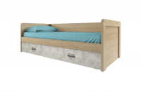 Кровать anrex DIESEL 90-2/D2 (Дуб мадура/Энигма)