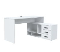 Стол письменный Интерлиния Skill-5(П) (Белый)