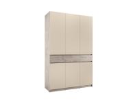 Шкаф Элигард 3 LOCARNO Дуб монтерей/Персидский жемчуг