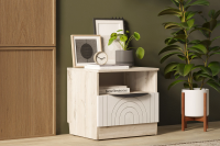 Тумба Речицадрев Лира Р 397.05 (Белый матовый/Старая бронза)