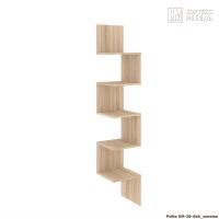 Полка настенная для книг КортексМебель КМ 28 (Дуб сонома)